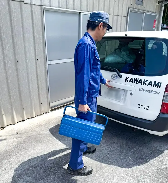 機械のドクターとしての作業